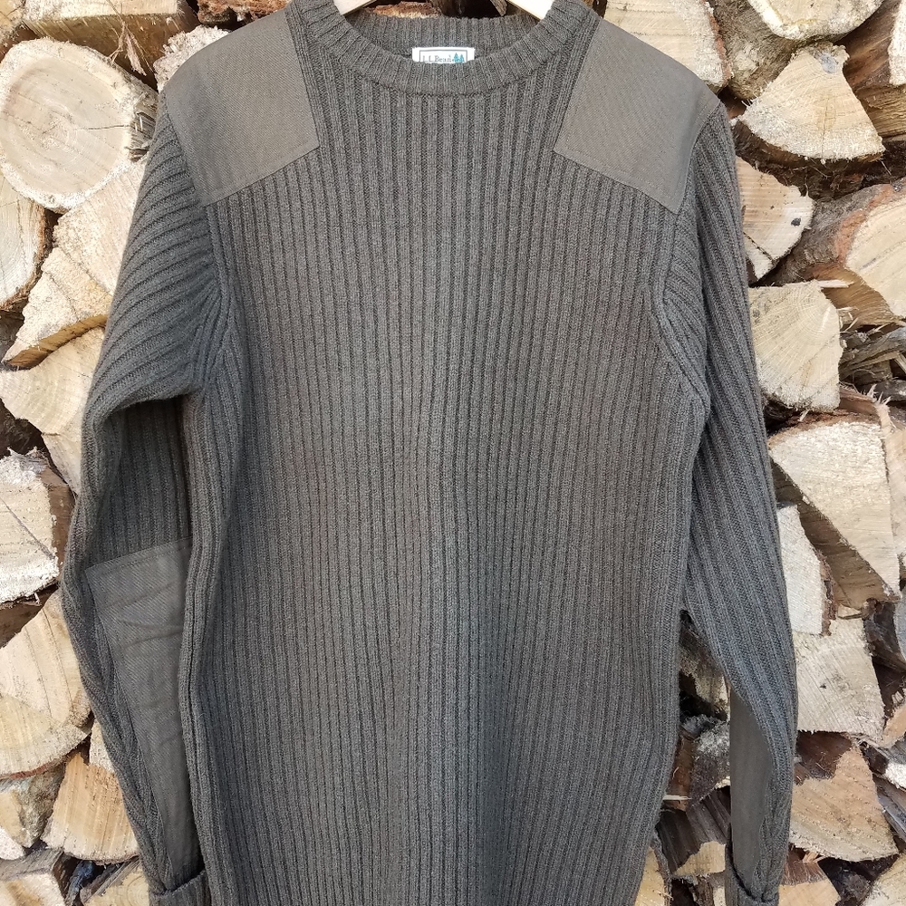 LL Bean men's Commando Sweater
